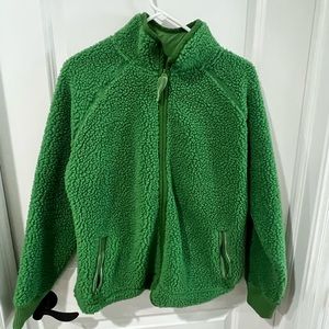 Old Navy Green Fleece Zip Up